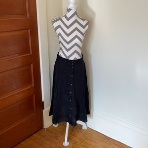 Universal Thread black linen skirt
